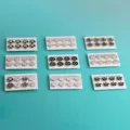 Mooie set van elegante florale magnetische hijab-spelden en stijlvolle sjaalclips. - Aangepaste Selectie