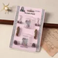 Hijab Pins Set 8pcs Magnetic Scarf Fastener U Shape Clips Headscarf Pin Accessories New - Brown