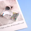 Épingles de tête colorées pour couture tailleur positionnement ensemble de boîte - Coloré