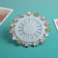 Colorful resin star long pin brooch set, multicolored cute fashion jewelry accessories - Oil Dropping Pentagon (15 Pins/1 Set)