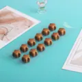 Magnetische Stern Schal Clips, braune Hijab Nadeln, dekorative Tuchhalter für Damen. - 12er Pack / Kaffeebraun