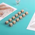 Bunte Stern Magnet-Schal-Clip für Damen, starker Magnet-Kopftuch- und Schalverschluss. - 12er Pack / Khaki