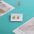 Goldfarbener Herz Magnet Hijab Clip, stilvolles Schal Zubehör und dekorative Brosche. - 2er-Pack / Plattiertes KC-Gold