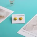 Goldene Herz-Hijab-Magnete für Damen, starke magnetische Schalbroschen und Clips. - 2er-Pack / Lackiert Golden