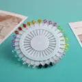 Bunte Kristall Hijab Nadeln Set rundes Rad Display dekorative Schal Brosche für Damen - Rauten-Bohrstil