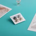 Buntes Stern Magnet Hijab Clips Set für Damen, rutschfeste Schal Spangen, starker Halt. - 4er-Pack / Galvanisierte Mischfarbe