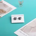 Herzförmiger starker magnetischer Hijab Pin Schal Schnalle Anti-Rutsch-Magnet Zubehör - 2er-Pack / Gun-Black