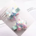 Kinder Stern Pailletten Haarspangen süße Glitzer Entenschnabel Haarnadel Haaraccessoires. - Fünfzackiger Stern Grüne Muschel