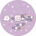 Cute cream bunny washi tape sticker decorative material for creative journaling crafts and scrapbooking - Magic Potion