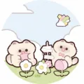 Cute cartoon Siamese cat washi tape variant, pink floral journal sticker design material. - Spring Garden