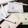 Cute 10x14 non-sticky memo pad detail shot, premium paper stationery for daily planning notes. - Memo Assorted