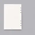 A5 Kariertes Notizbuch Papier Nachfuellung 6 Loch 60 Blatt Linierte Planer Einlage Din A5 - A5 6-Loch Liniert Nachfüllung
