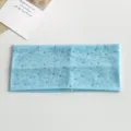 Light blue wide elastic headband with sparkling rhinestones, fashionable sparkling hair accessory. - Sky Blue