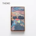 Van Gogh Art Notebook Portable PU Leather Journal with Elastic Band Variant Style - Harvest