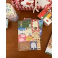 Retro japanischer Stil Notizblock Klebezettel Vintage Collage Schreibwaren abreißbar - Vintage Serie-5 (10*14) Ganzes Buch