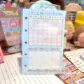 A7 refill loose leaf planner insert cute hand-drawn daily weekly schedule paper refill - Daily Recording