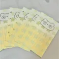 Recambios de Agenda M5 Soda de Melón, Hojas Interiores Perforadas de 5 Agujeros con Osito y Estrellas - M5 Melon Recambios F 15 Hojas