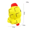 Peluche Grow A Garden Queen Bee bambola 24cm animale farcito giallo waffle regalo. - Giallo / Imballaggio Standard