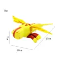Simpatico Peluche Ape Regina Giocattolo Morbido Insetto Pixel Giallo Rosso 27cm Regalo - Libellula