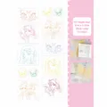 Originele schattige anime lijnkunst PET plakbandrol voor handboek en dagboek decoratie. - Mat Hele Rol - Lege Muis Lijnen / 5.25m