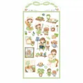 Leuke aquarel dagelijks leven stickers originele Japanse stationery dagboek deco v - Brood Stemming Sticker