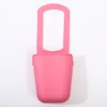 Roze siliconen bekerhouder voor kinderwagen en fiets, draagbaar outdoor accessoire. - Regular Fit / Roze