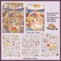 Set d'autocollants de scène DIY aventure donjon, stickers PET décoratifs pour carnet de notes. - Aventure de Donjon (Série 37)