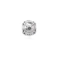 Perla charm segno zodiacale Toro argento antico distanziatore collana bracciale DIY - Taurus