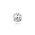 Antique silver Libra zodiac charm bead 11mm DIY alloy spacer pendant for bracelet necklace - Libra