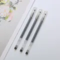 Grosse Kapazitat Direktfluss Gelstifte 3er Set, glattes Schreiben schwarze Tinte Buro und Schule. - 0.5mm / Schwarz