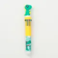 Stylo bille 10 couleurs de dessin animé avec adorable dinosaure, stylo multicolore pour étudiants. - Dinosaure - Vert