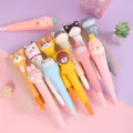 Joli stylo anti-stress à rebond lent, stylo gel mignon avec motifs de dessins animés variés. - 50 Styles Assortis (Seul)