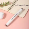 Single alcohol marker pen 98 chestnut brown, dual head art marker for sketching and drawing sketch - 98 Chestnut Brown
