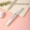 Single dual tip alcohol art marker pen for drawing sketching color 167 pale green light - 167 Pale Green Light