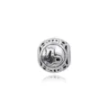 Capricorn Zodiac Charm Bead Silver Alloy 11mm Star Cutout DIY Bracelet Spacer - Capricorn