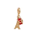 Gold Eiffel Tower camera charm pendant for DIY charm bracelets and necklaces accessories - Gold Eiffel Tower Camera Charm