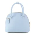 Light blue dome handbag for women stylish top handle tote casual daily shoulder bag - Light Blue