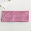 Pink Rhinestone Elastic Headband Crystal Sparkle Wide Hair Band for Women and Girls - Taro Purple