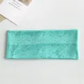 Mint Green Rhinestone Wide Elastic Headband Sparkly Crystal Hair Band Fashion Hair Accessory - Aqua Green