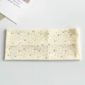 Beige rhinestone headband sparkly crystal wide hair band for women daily fashion hair accessories - Milk Yellow