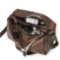 Large capacity men fashion gym duffel bag casual shoulder crossbody bag for travel and daily use - Wet and Dry Separation Version / Khaki Upgraded - Wet and Dry Separation