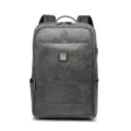 Zaino uomo grigio in pelle PU borsa porta pc casual da viaggio scuola elegante e moderno - Grigio