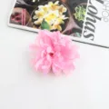 Pink artificial flower hair clip detail, beautiful 9cm daisy hair accessory for women. - Pink