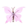 Fermaglio per capelli a farfalla rosa, forcina in tessuto 3D, dolce accessorio fatato per ragazze. - N. 9 Rosa