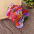 Exaggerated bohemian large artificial flower hair clip, vibrant gradient floral detail for vacation. - Purple+Orange