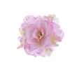 Beautiful artificial peony flower hair clip bohemian style pink hair accessory for women. - Gradient Purple