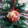 Vintage Weihnachtsmann Weihnachtsbaum Kugel zum Aufhängen für feiertagliche Heimdekoration - Stil 12-15258