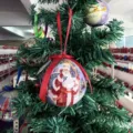 Weihnachtsbaum Hängende Kugel Ornament mit Weihnachtsmann Design für Feiertag Heimdeko. - Stil 8-19100