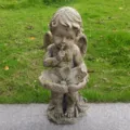 Garden angel flower pot resin sculpture outdoor courtyard yard decoration ornament - Angel Bird Basin