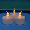 LED electronic tea light candles warm yellow light flameless decorative lights for romantic events - Tea Light